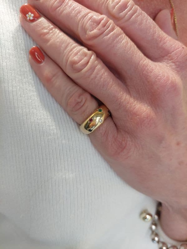 BAGUE JONC TUTTI FRUTTI — vue 2