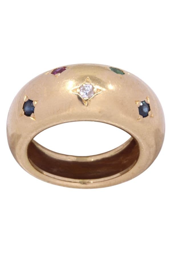 BAGUE JONC TUTTI FRUTTI — vue 1