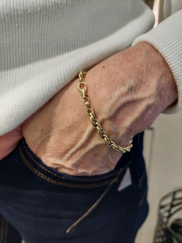 BRACELET MAILLE TORSADÉE — vue 2