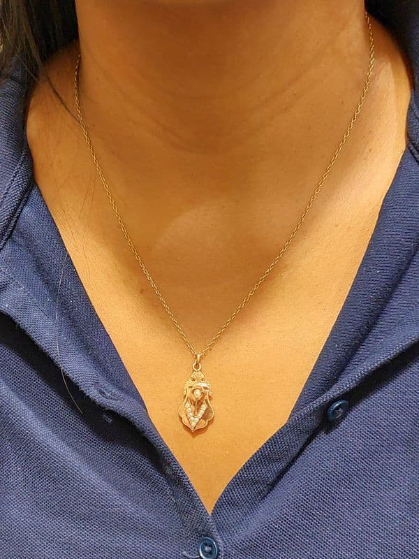 PENDENTIF NAPOLÉON III PERLE — vue 2