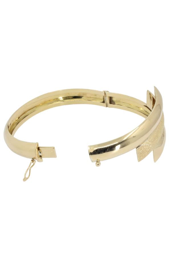 BRACELET JONC OUVRANT MODERNE — vue 2