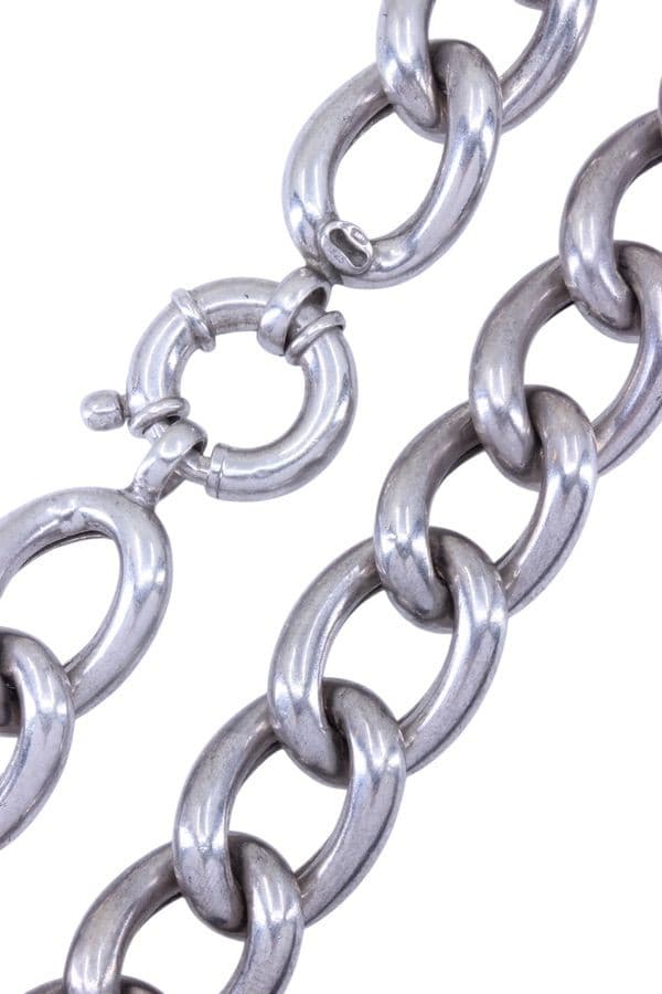 COLLIER MAILLE GOURMETTE — vue 3