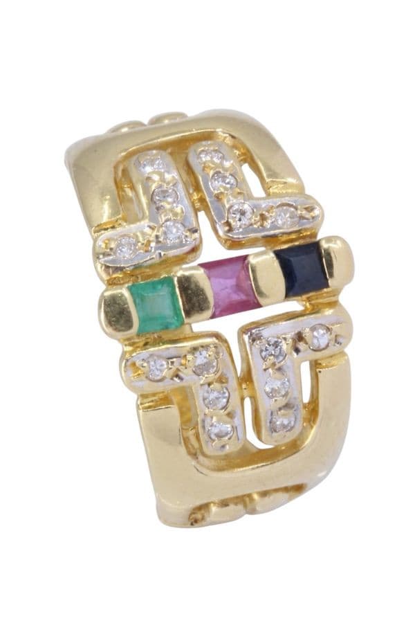 BAGUE MODERNE TUTTI FRUTTI — vue 6