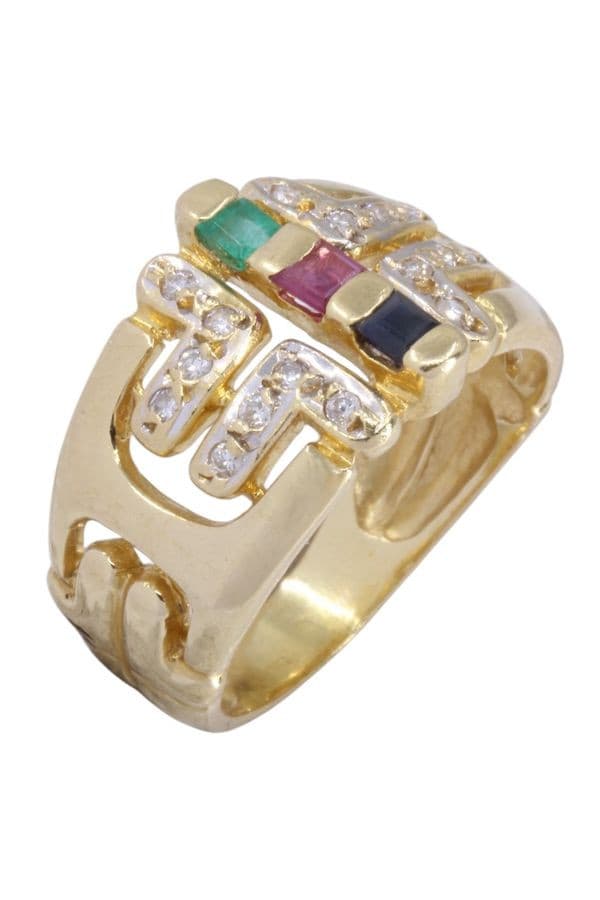 BAGUE MODERNE TUTTI FRUTTI — vue 4