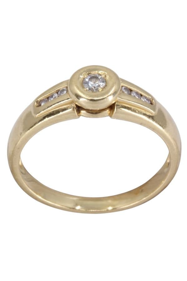 BAGUE STYLE SOLITAIRE DIAMANT — vue 1
