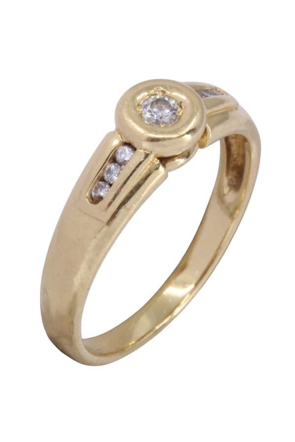 BAGUE STYLE SOLITAIRE DIAMANT — vue 4