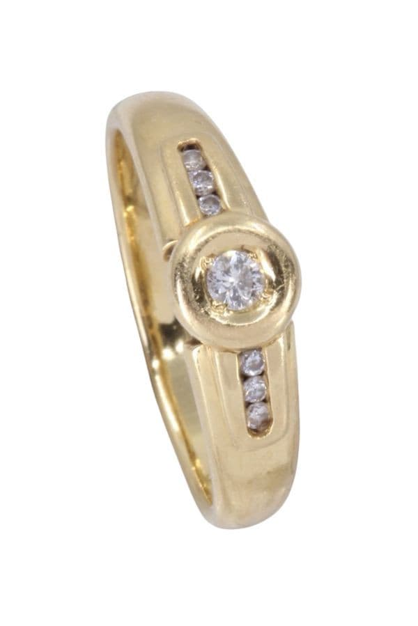 BAGUE STYLE SOLITAIRE DIAMANT — vue 3