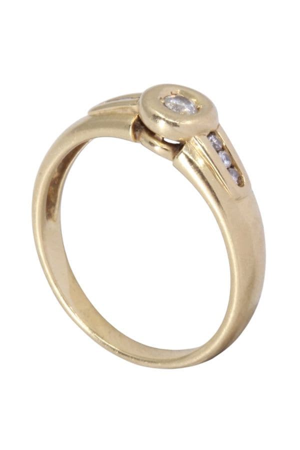 BAGUE STYLE SOLITAIRE DIAMANT — vue 5
