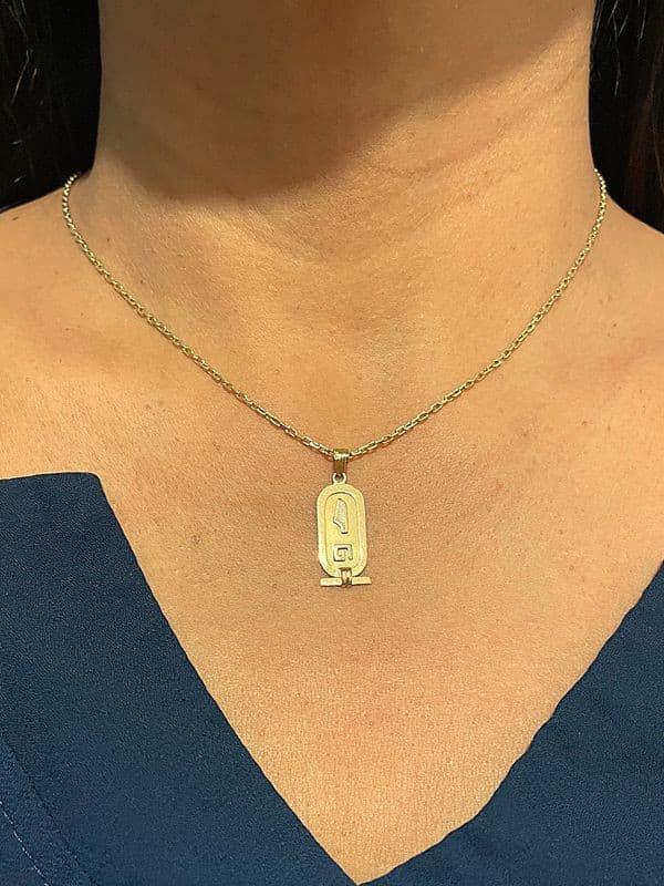 PENDENTIF CARTOUCHE ÉGYPTIEN — vue 2
