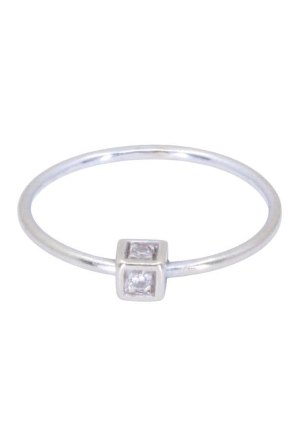 BAGUE MODERNE DIAMANTS — vue 6