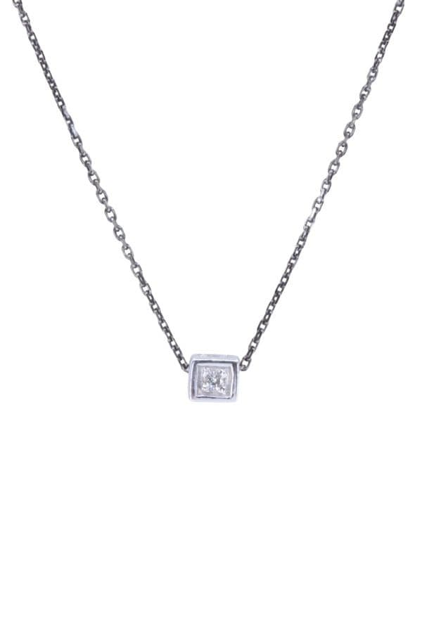COLLIER MODERNE DIAMANTS — vue 3