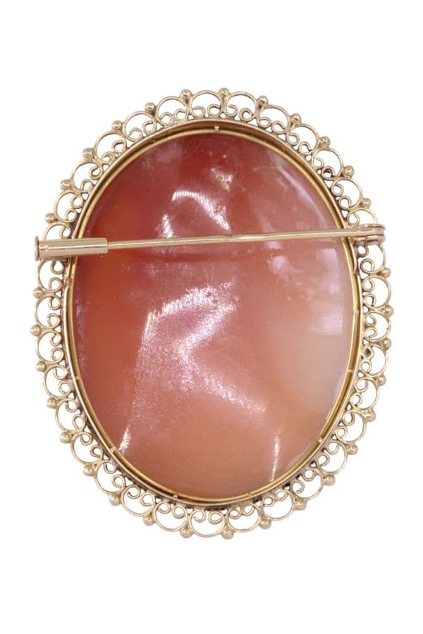 BROCHE ANCIENNE CAMÉE — vue 2