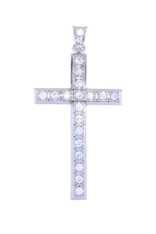 CROIX ANCIENNE DIAMANTS — vue 1