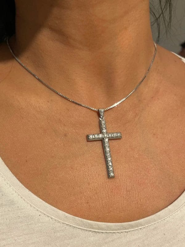 CROIX ANCIENNE DIAMANTS — vue 2