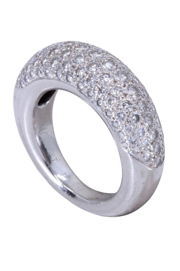 BAGUE CHAUMET "ANNEAU" DIAMANTS — vue 4