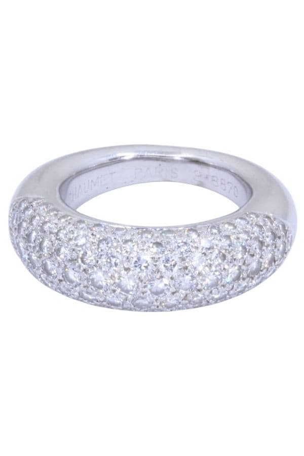 BAGUE CHAUMET "ANNEAU" DIAMANTS — vue 6