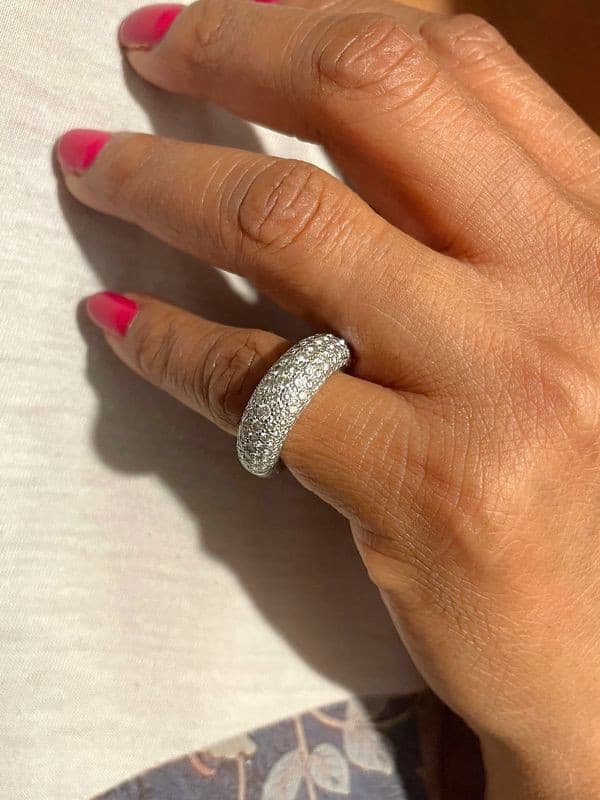 BAGUE CHAUMET "ANNEAU" DIAMANTS — vue 2