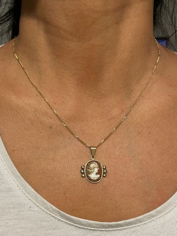 PENDENTIF CAMÉE ANCIEN — vue 2