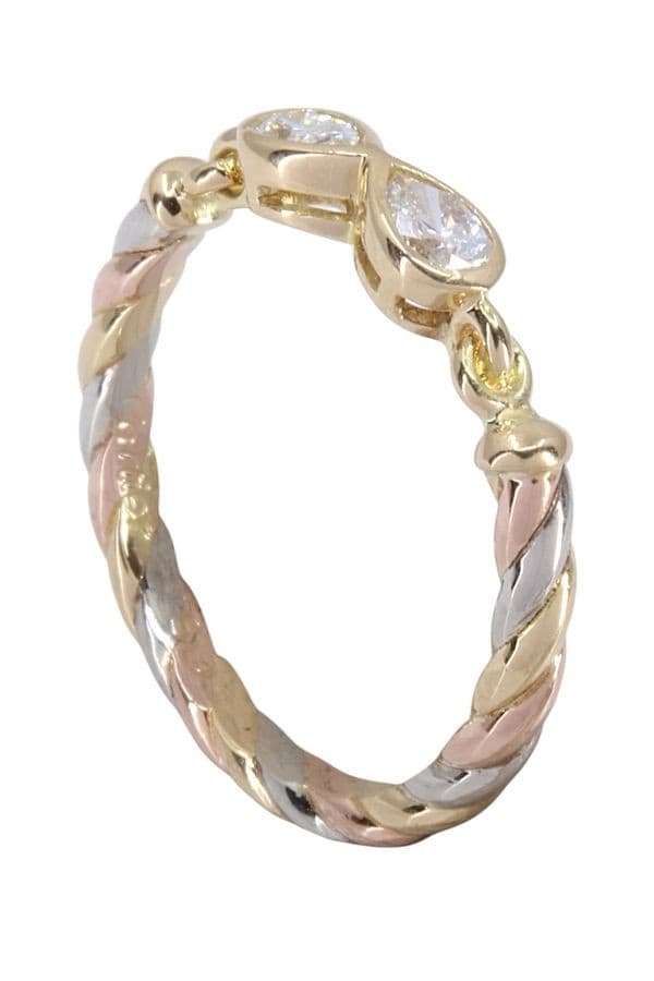 BAGUE CARTIER DIAMANTS — vue 4
