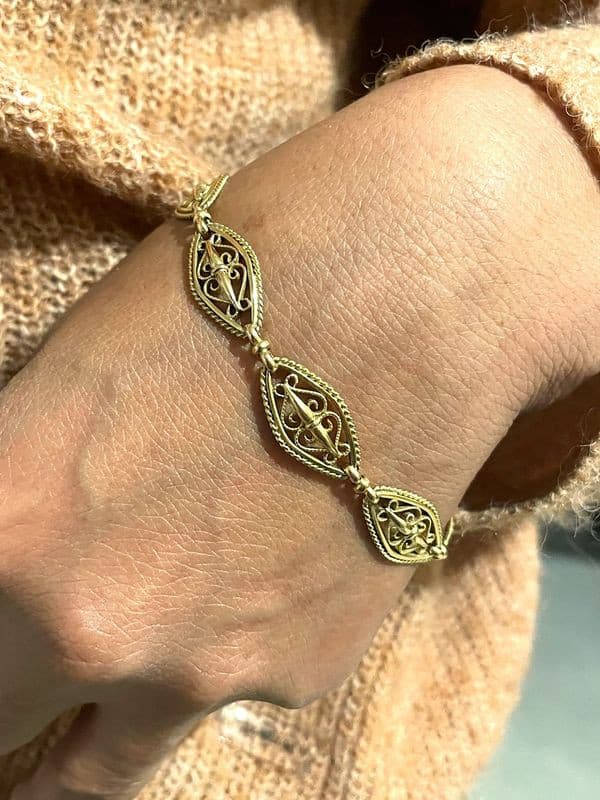 BRACELET FILIGRANE ART-NOUVEAU — vue 2