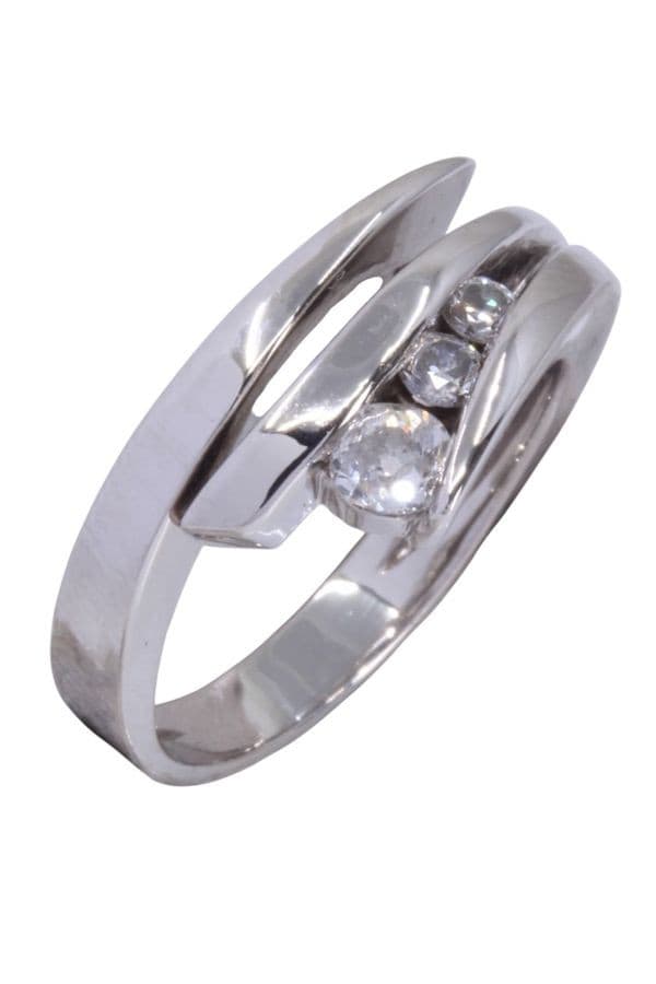 BAGUE TRILOGIE DIAMANTS — vue 4