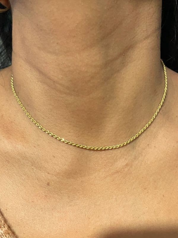 CHAINE MAILLE TORSADÉE — vue 2