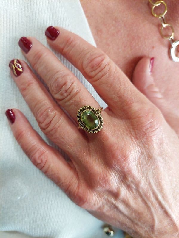 BAGUE ART-NOUVEAU — vue 2