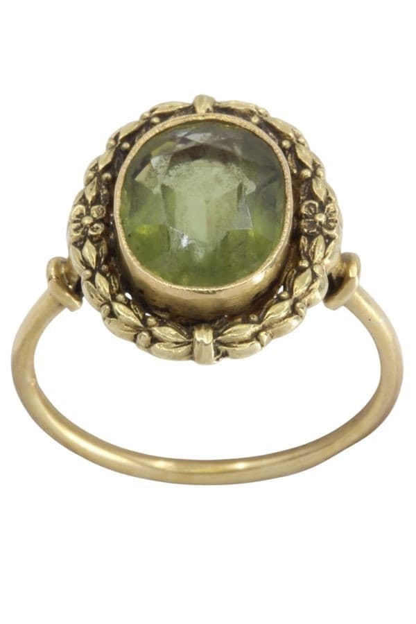 BAGUE ART-NOUVEAU — vue 1
