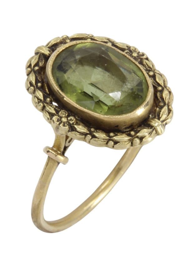 BAGUE ART-NOUVEAU — vue 3