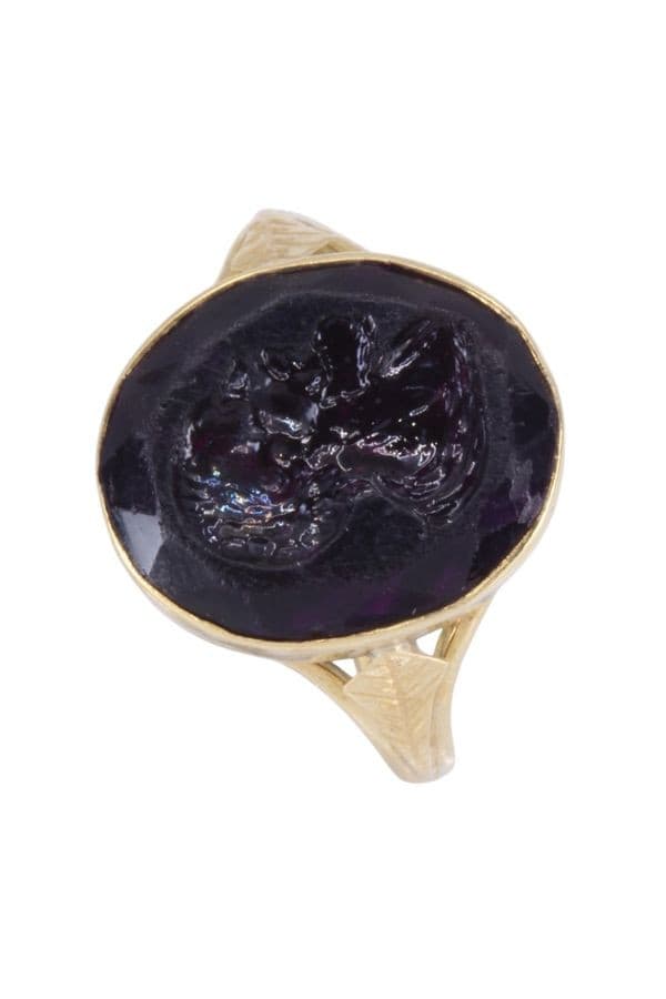 BAGUE ANCIENNE INTAILLE — vue 4