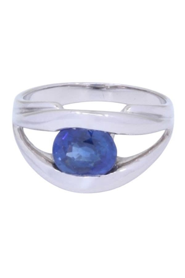 BAGUE MODERNE SAPHIR — vue 6