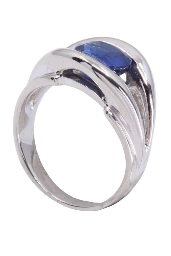 BAGUE MODERNE SAPHIR — vue 5