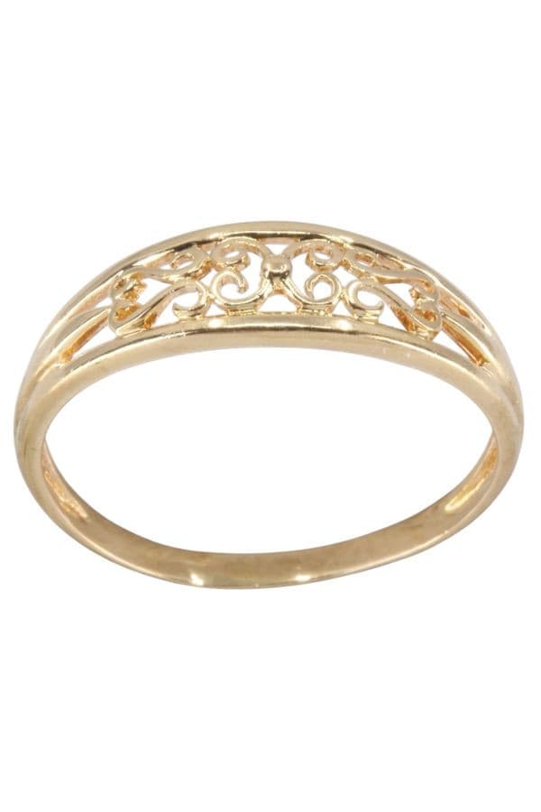 BAGUE MODERNE FILIGRANE — vue 1