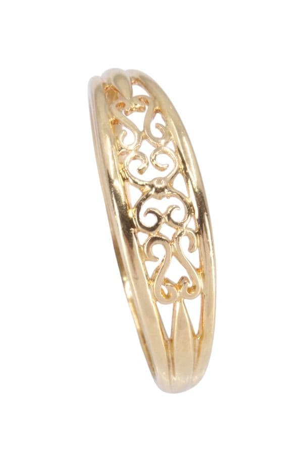 BAGUE MODERNE FILIGRANE — vue 4