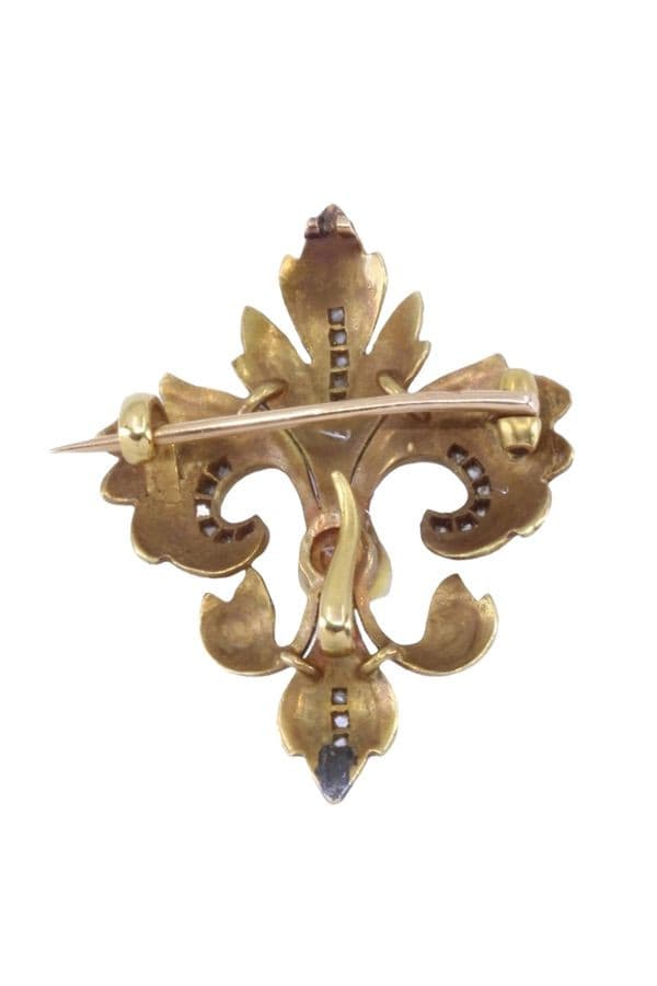 BROCHE FLEUR DE LYS — vue 3