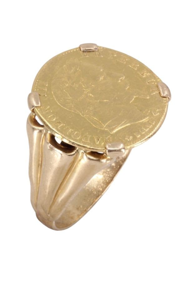 BAGUE PIÈCE 5 FRANCS NAPOLÉON III — vue 3