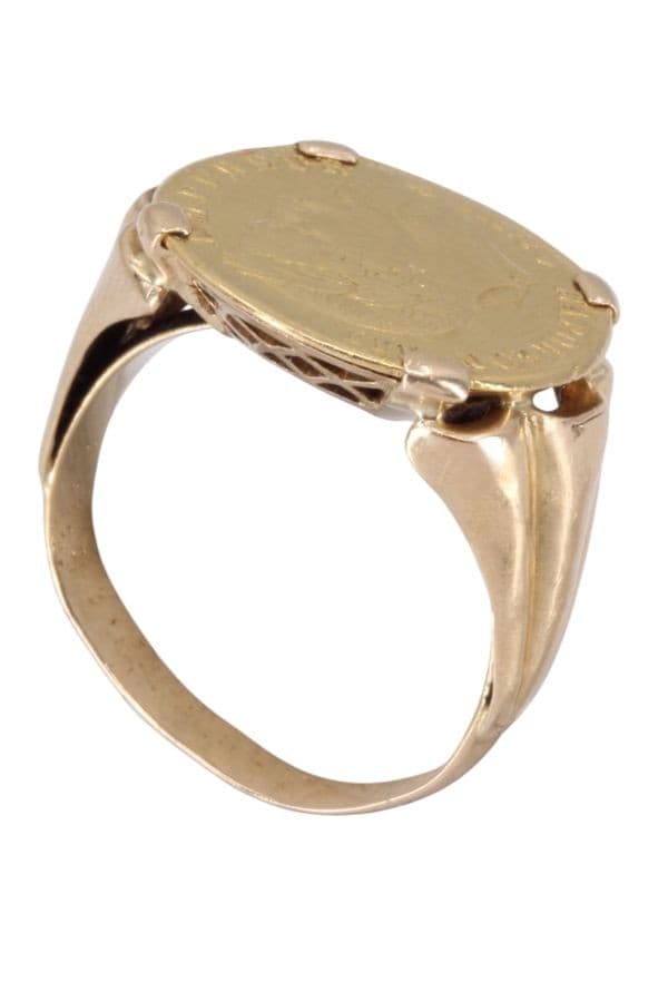 BAGUE PIÈCE 5 FRANCS NAPOLÉON III — vue 5