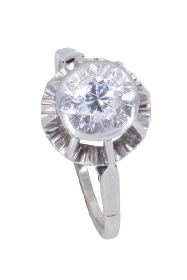 SOLITAIRE ANCIEN DIAMANT 0.25 CARAT — vue 4
