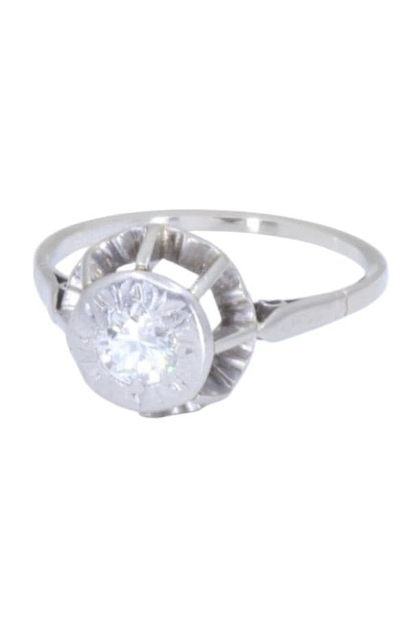SOLITAIRE ANCIEN DIAMANT 0.25 CARAT — vue 6