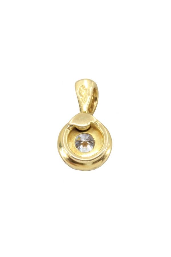 PENDENTIF DIAMANT MODERNE — vue 2