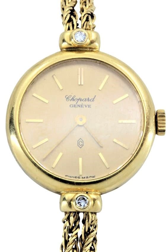 MONTRE CHOPARD OR ET DIAMANTS — vue 1