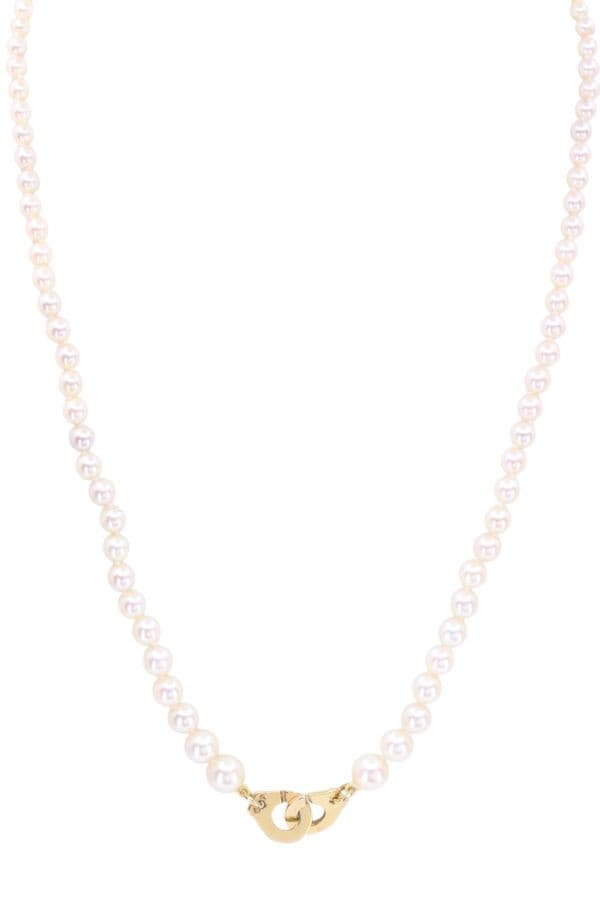 COLLIER DE PERLES MENOTTES DINH VAN R10