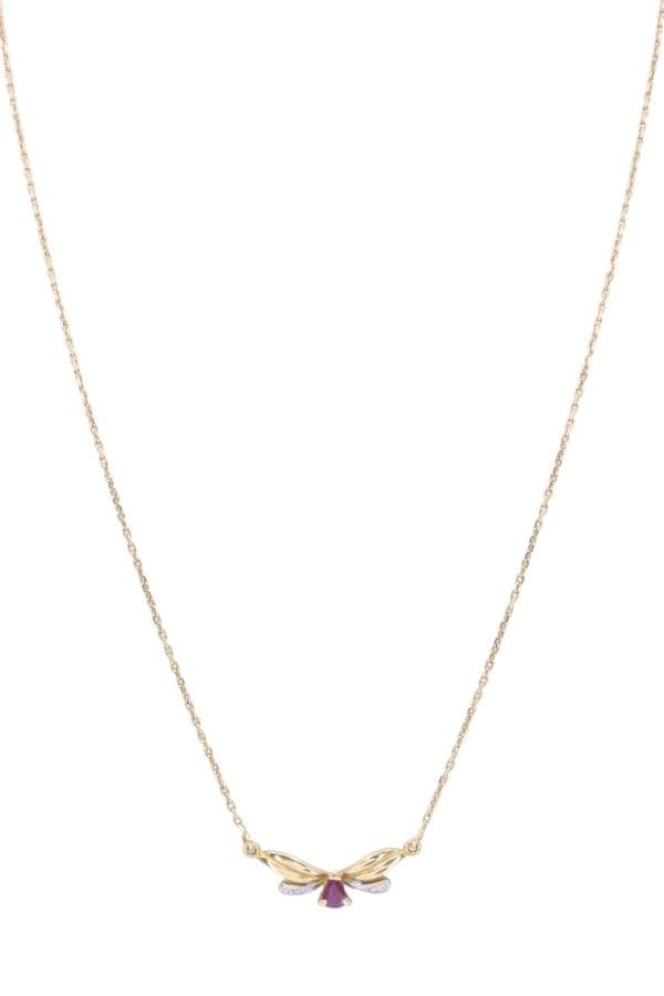 COLLIER MODERNE RUBIS — vue 1