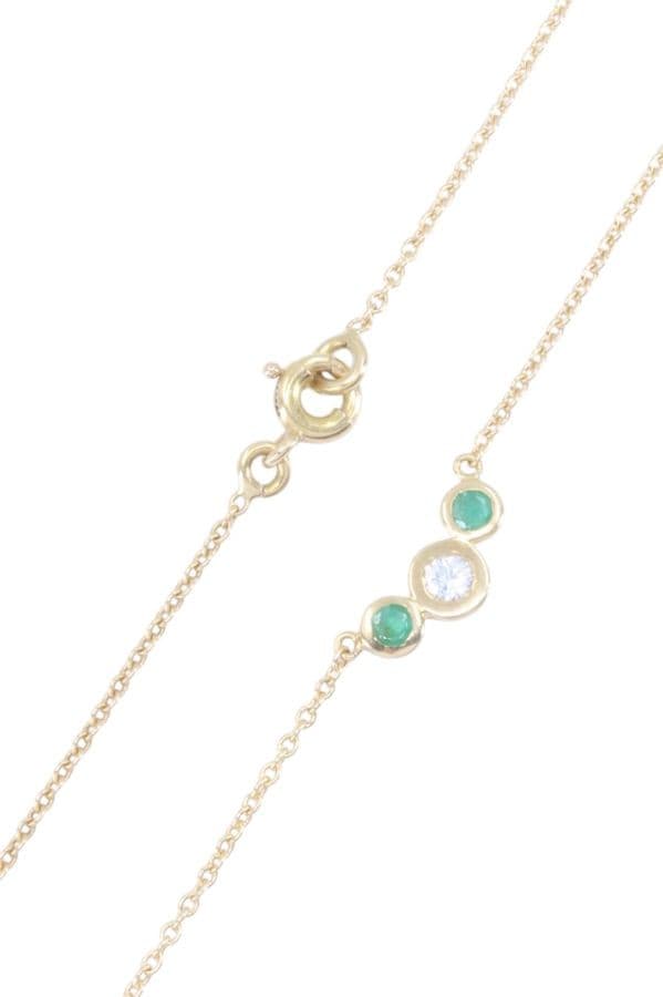 COLLIER ÉMERAUDES ET DIAMANTS — vue 4