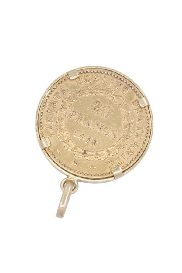 PENDENTIF 20 FRANCS GÉNIE — vue 3