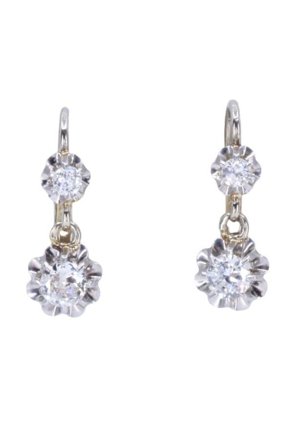 DORMEUSES ANCIENNES DIAMANTS — vue 1