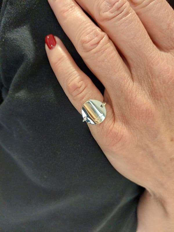 BAGUE MARC DELOCHE "BUBBIES" — vue 2