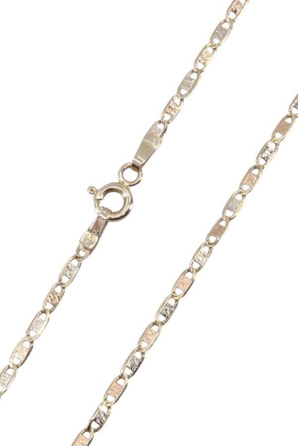 CHAINE MAILLE PLATE — vue 3