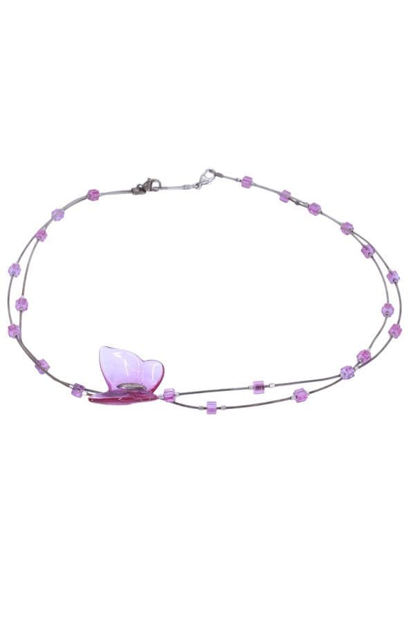 COLLIER BACCARAT PAPILLON — vue 2