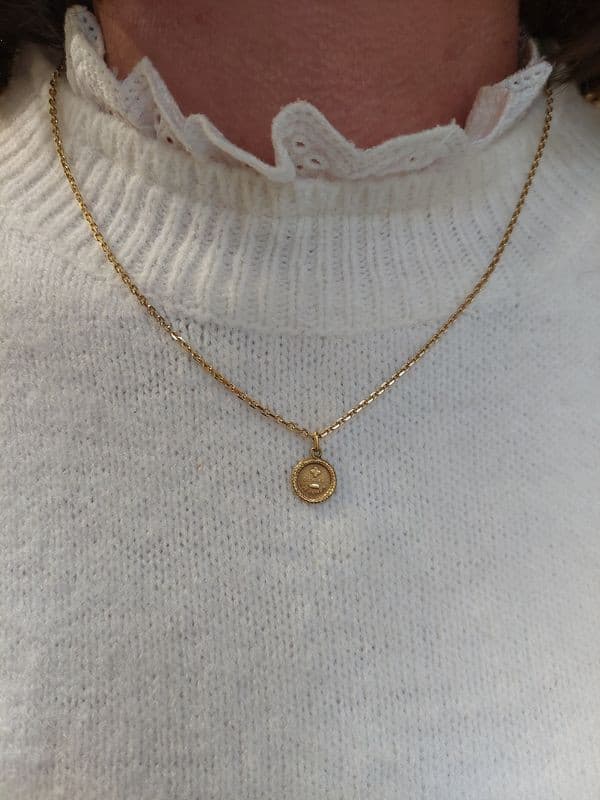 MÉDAILLE D'AMOUR SIGNÉE AUGIS — vue 2